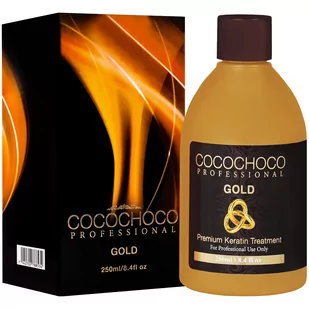 Cocochoco Keratyna Gold 250ml Prostowanie - Kosmetyki do stylizacji włosów - miniaturka - grafika 1
