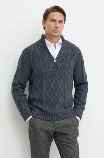 Guess sweter z domieszką wełny męski kolor szary ciepły M4BR49.Z3IN0 - Swetry męskie - miniaturka - grafika 1