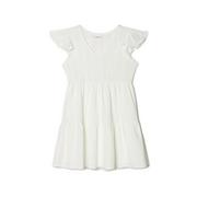 Sukienki - Cropp - Biała ażurowa sukienka mini - Biały - miniaturka - grafika 1
