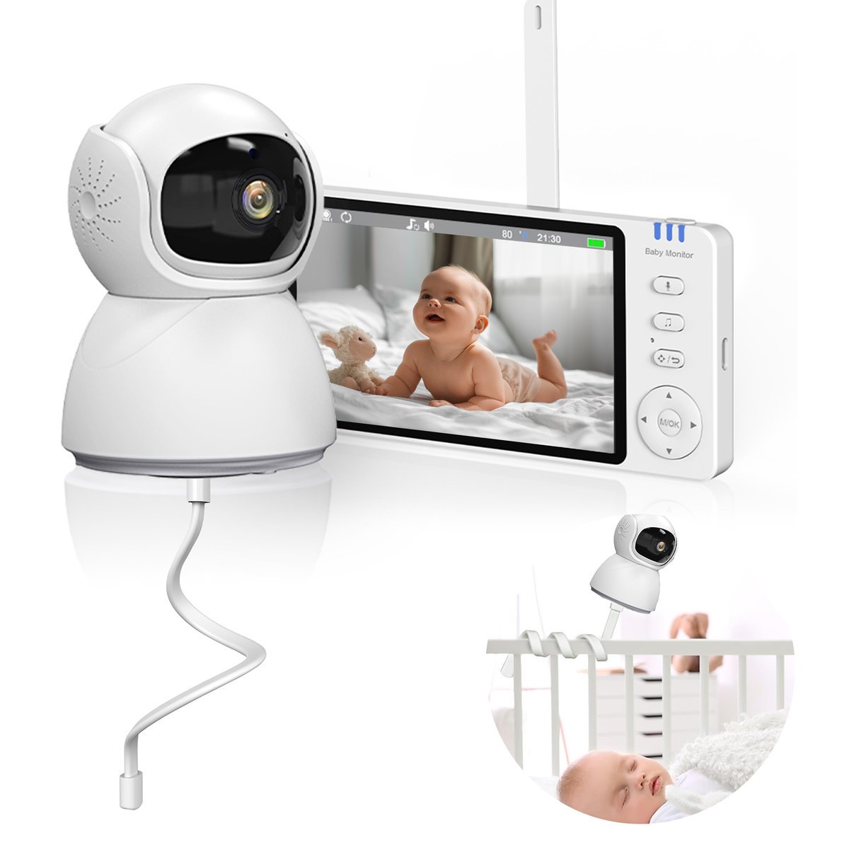 Niania elektroniczna kamera z monitorem 5