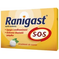 Układ pokarmowy - Polpharma Ranigast SOS 24 tabletki do ssania Wysyłka kurierem tylko 10,99 zł - miniaturka - grafika 1