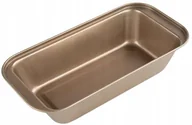 Formy do ciast - BLACHA DO PIECZENIA KEKSÓWKA FORMA KEKS CIASTO CHLEB MIĘSO ZŁOTY 13x25cm - miniaturka - grafika 1