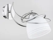 Lampy ścienne - Kinkiet Reto 1 x 60 W E27 chrom/biały 26270 - miniaturka - grafika 1