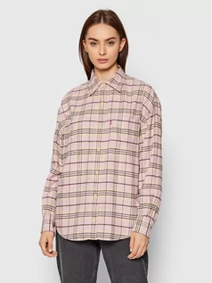 Koszule damskie - Levi's Koszula Remi Utility A0842-0010 Różowy Loose Fit - grafika 1