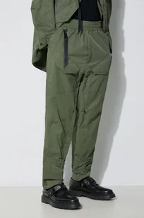 Alpha Industries spodnie Utility UV męskie kolor zielony w fasonie cargo 146206UV - Spodnie męskie - miniaturka - grafika 1