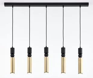 Lampa wisząca z dekoracyjnymi tubami JUP 2012 AL5  CZ/MS - Lampy sufitowe - miniaturka - grafika 1