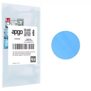 4x Szkło hybrydowe na aparat obiektyw kamerę 9H do Nokia C12 - apgo hybrid Camera Lens Protector - Pozostałe akcesoria do telefonów - miniaturka - grafika 1