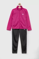 Dresy i komplety dla dziewczynek - adidas dres dziecięcy kolor różowy - miniaturka - grafika 1