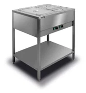 Piece, kotły  i płyty grzejne gastronomiczne - Piec do pizzy elektryczny Cuppone Home HE 400 jednokomorowy panel dotykowy 400x400 mm HE400/1 TS/FB niebieski - miniaturka - grafika 1