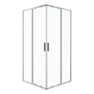 Kabiny prysznicowe - Kabina prysznicowa Solid SQ 90 CHR szkło hartowane 6 mm profile chrom KERRA - miniaturka - grafika 1