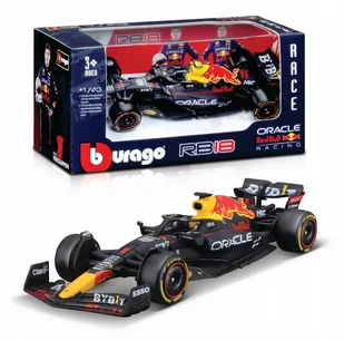 BOLID F1 Red Bull RB18 Verstappen 1:43 BBURAGO - Samochody i pojazdy dla dzieci - miniaturka - grafika 1