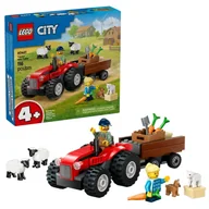 Klocki - Lego City Zestaw Czerwony Traktor Z Przyczepą I Owcą 116 El. 4+ - miniaturka - grafika 1