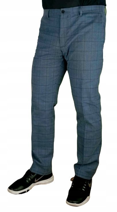 Tommy Hilfiger Denton spodnie męskie -MW0MW28648- kratka - oryg. - W33/L32