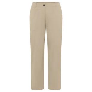 Damskie spodnie softshellowe 7/8 Jack Wolfskin DESERT PANTS W stone - 34 - Spodnie sportowe damskie - miniaturka - grafika 1