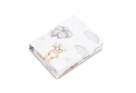 Prześcieradła dla dzieci - PRZEŚCIERADŁO DRUKOWANE TEDDY SZARY 60X120CM - miniaturka - grafika 1