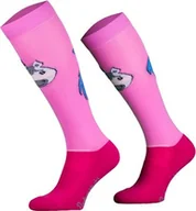 Skarpetki jeździeckie - Comodo Podkolanówki jeździeckie PODKONIÓWKI RAINBOW UNICORN - miniaturka - grafika 1
