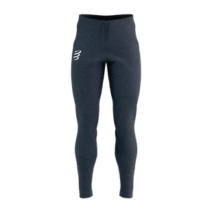 COMPRESSPORT Spodnie biegowe SEAMLESS PANTS mood indigo melange - Spodnie sportowe damskie - miniaturka - grafika 1