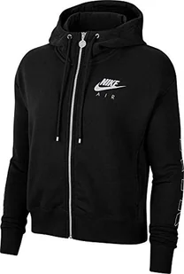 Nike W NSW AIR HOODIE FZ FLC BB, bluza damska, czarna (ice silver), L - Bluzy damskie - miniaturka - grafika 1