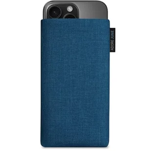 Adore June Classic oceaniczne niebieskie etui kompatybilne z iPhone 16 Pro Max 2024, etui na telefon komórkowy z wytrzymałego materiału Cordura z efektem czyszczenia wyświetlacza, wyprodukowano w - Etui i futerały do telefonów - miniaturka - grafika 1