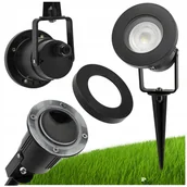 Lampy ogrodowe - Lampa Ogrodowa LED Reflektor Wbijana GU10 IP65 Szczelna Solidna Obudowa - miniaturka - grafika 1