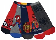 Skarpetki dla dzieci - ABS Antypoślizgowe Skarpetki Dziecięce Bawełniane SPIDER MAN 5-PAR 23-26 - miniaturka - grafika 1