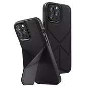 Etui i futerały do telefonów - Uniq etui Transforma iPhone 13 Pro / 13 6,1" czarny/ebony black MagSafe - miniaturka - grafika 1