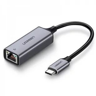 UGREEN Adapter USB-C na RJ45 UGREEN aluminiowy, Gigabit Ethernet UGR277 - Adaptery i przejściówki - miniaturka - grafika 1
