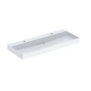 Geberit One Umywalka meblowa 120x48 cm z dwoma otworami na baterię bez przelewu biały z powłoką KeraTect 505.049.00.1 - odbiór osobisty: Kraków, Warszawa - Umywalki - miniaturka - grafika 1