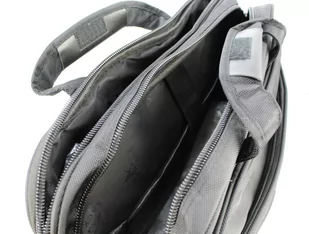 Praktyczna Czarna Torba Na Laptop i Dokumenty Sackar 9870 40x30x8 - Torby na laptopy Praktyczna Czarna Torba Na Laptop i Dokumenty Sackar 9870 40x30x8 - Torby na laptopy - miniaturka - grafika 2