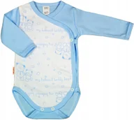 Body dla niemowląt - Body KOPERTOWE 100% Bawełna Misie NIEBIESKIE r 56 KLEKLE - miniaturka - grafika 1