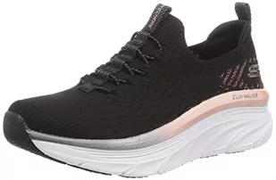 Skechers Damskie trampki D'LUX Walker, czarne, 2,5 UK - Trampki damskie - miniaturka - grafika 1
