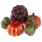 Halloween - CV23694 SZTUCZNE DYNIE W WORKU DYNIA OZDOBA JESIENNA HALLOWEEN - miniaturka - grafika 1