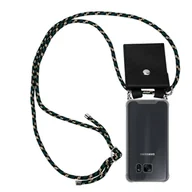 Etui i futerały do telefonów - Pokrowiec z łańcuszkiem Do Samsung Galaxy S7 w KAMUFLAŻ Etui Obudowa Case Cover Ochronny Cadorabo - miniaturka - grafika 1
