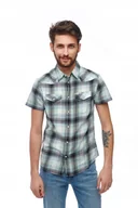 Koszule męskie - WRANGLER WESTERN SHIRT GREEN SPRAY W5J0ORXHR S - miniaturka - grafika 1