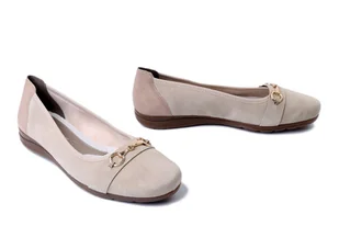 RIEKER L9360-60 beige, czółenka damskie - Rieker - Czółenka - miniaturka - grafika 1