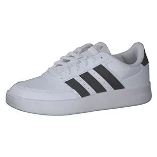 adidas BREAKNET 2.0, Trampki damskie, Ftwr White/Core Black/Silver Met, 40 2/3 EU, Ftwr White Core Black Silver Met, 40.5 EU - Trampki damskie - miniaturka - grafika 1