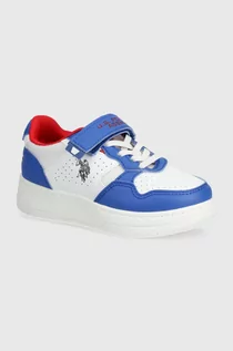 Buty dla chłopców - U.S. Polo Assn. sneakersy dziecięce DENNY005 kolor niebieski - grafika 1