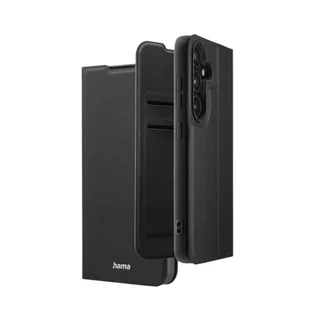Hama Etui na telefon komórkowy Samsung Galaxy S25 (etui na telefon komórkowy, etui z przegródką na karty, funkcja stojaka, dodatkowa ochrona wyświetlacza i aparatu, magnes, etui z klapką, miękkie), - Etui i futerały do telefonów - miniaturka - grafika 1