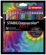 Kredki, ołówki, pastele i pisaki - Kredki Aquacolor Arty 24-Kol. W Etui, Stabilo - miniaturka - grafika 1