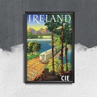 Plakaty - Plakat na ścianę Pociąg irlandzki - miniaturka - grafika 1