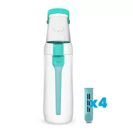 Butelki filtrujące - Butelka filtrująca Dafi SOLID 0,7 l turkusowa z 4 filtrami - miniaturka - grafika 1