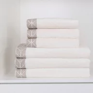 Ręczniki - Matějovský Ręcznik Beech biały, 50 x 100 cm, 50 x 100 cm - miniaturka - grafika 1