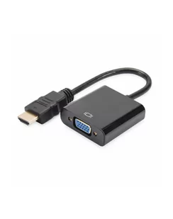 Digitus Adapter audio-video HDMI typ A do VGA FHD z audio 3.5mm MiniJack (DA-70461) - Adaptery i przejściówki - miniaturka - grafika 3