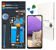 Części serwisowe do telefonów - WYŚWIETLACZ LCD DO SAMSUNG GALAXY A32 5G RAMKA ZESTAW WYMIANA WYŚWIETLACZA - miniaturka - grafika 1