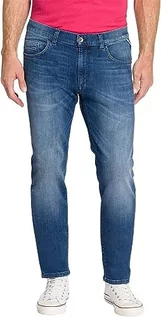 Spodnie męskie - Pioneer Spodnie męskie z 5 kieszeniami, stretch dżinsowy, Ocean Blue Used Buffies, 31 W / 32 L, Ocean Blue Used Buffies, 31W / 32L - grafika 1