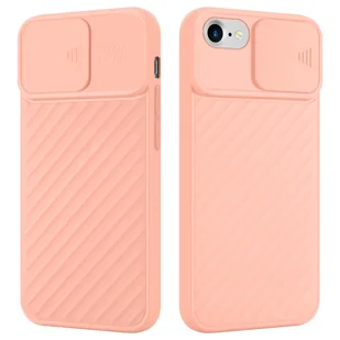 Etui ochronne Cadorabo do Apple iPhone 7 / 7S / 8 / SE 2020 w różowym pokrowcu z TPU ochrona aparatu - Etui i futerały do telefonów - miniaturka - grafika 1