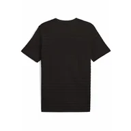 Koszulki sportowe damskie - Koszulka Essentials Elevated Structured PUMA Black - miniaturka - grafika 1