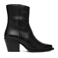 Botki damskie - Kowbojki G-Star Raw EO-ONUR-25FW39 Czarny - miniaturka - grafika 1