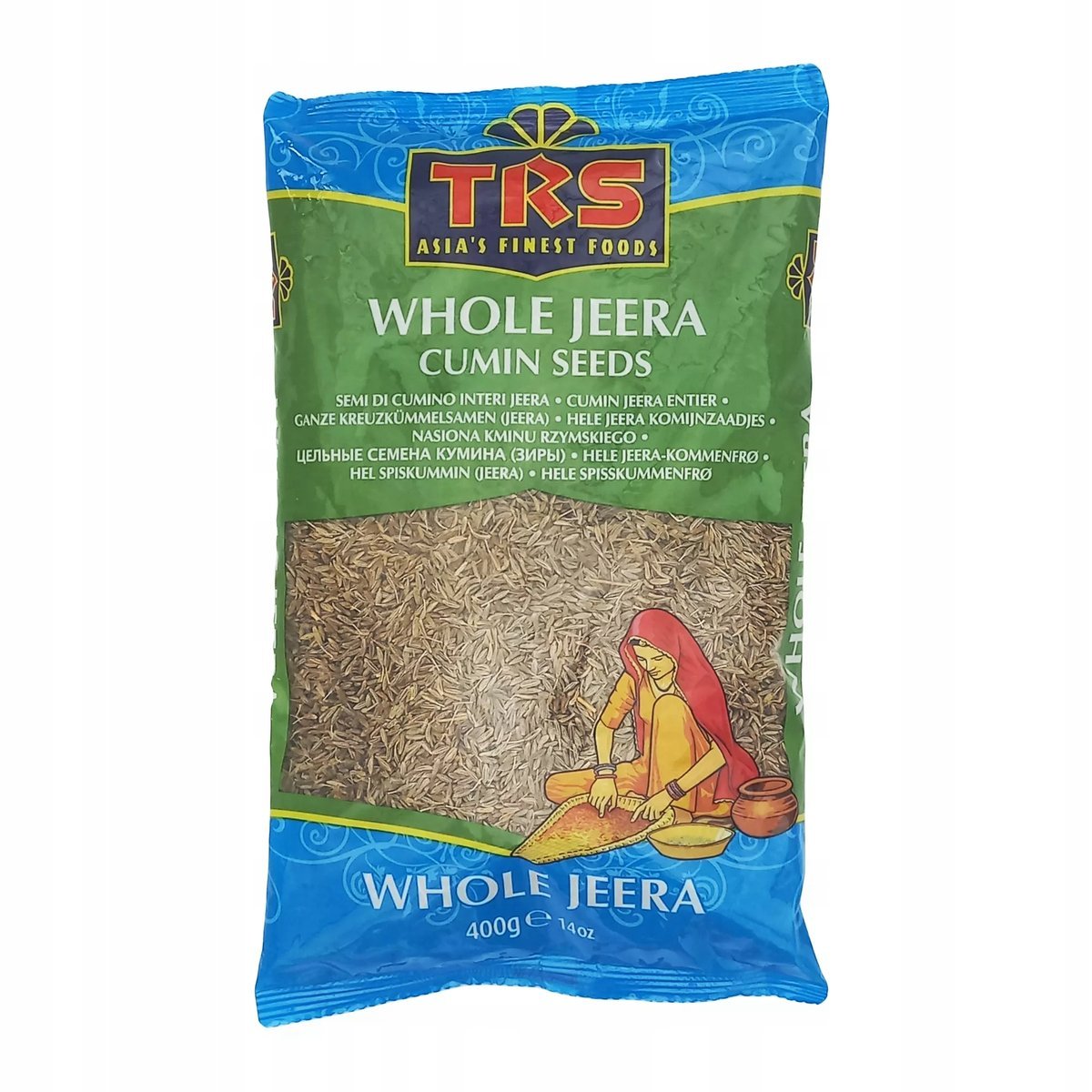 Kmin rzymski całe nasiona Cummin Jeera Seeds TRS 400g