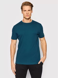 Koszulki męskie - Outhorn T-Shirt TSM606 Niebieski Regular Fit - grafika 1